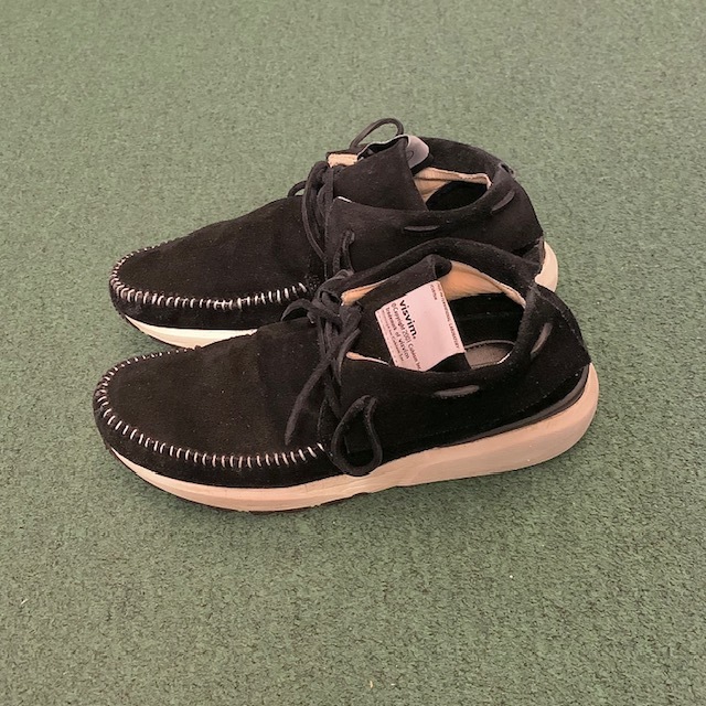 VISVIM FBT ANCENTOR NEZ SHOES (( USED A )) *NO BOX 中古美品 - BLACK SIZE 8 IN STOCK NOW (現貨發售中)