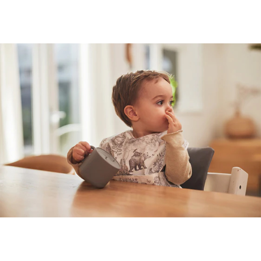 荷蘭Jollein 矽膠零食杯-Storm Grey