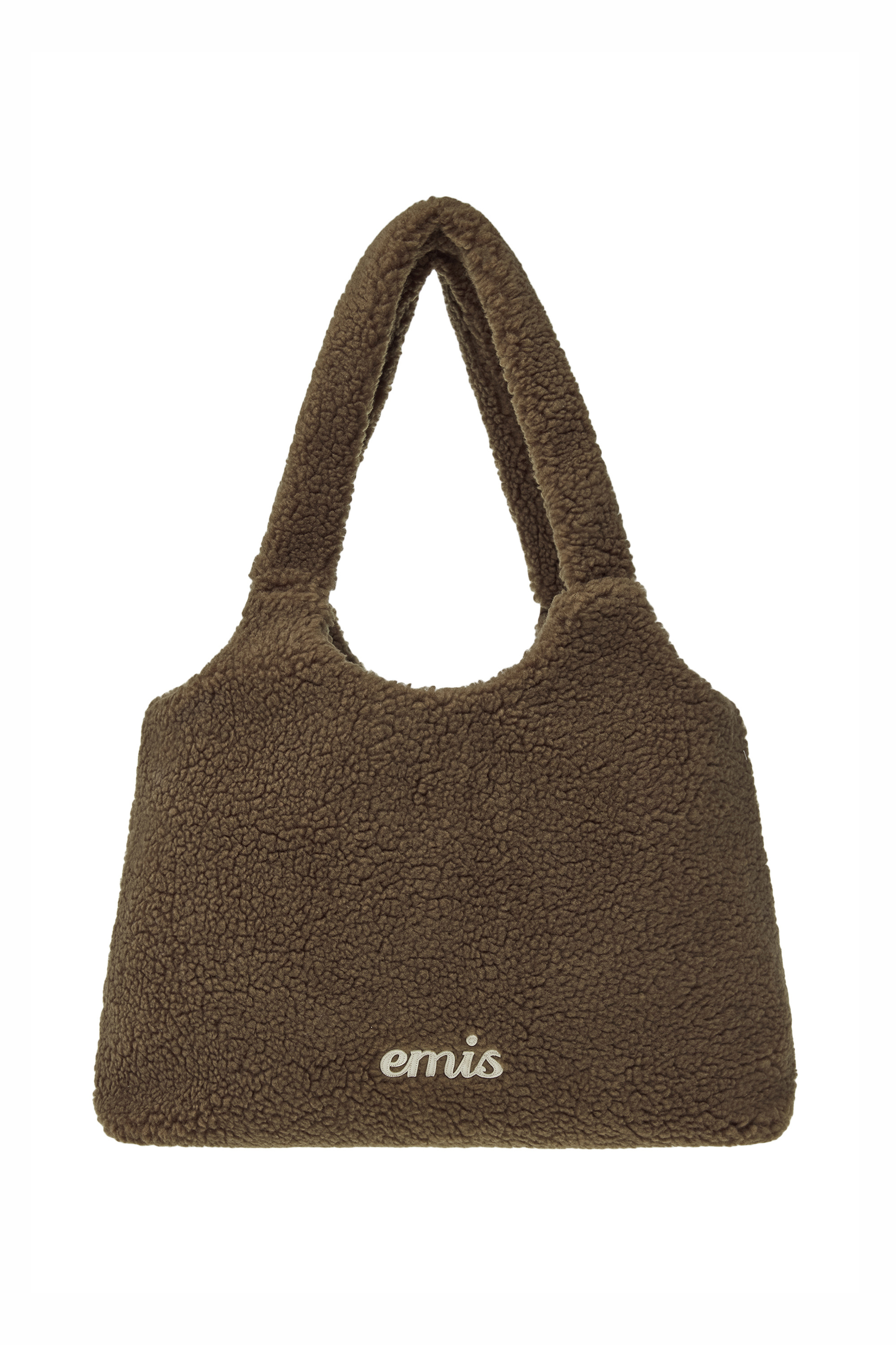EMIS★韓国大人気 [24FW] SHEARLING SHOULDER BAG Emis Shearling Shoulder Bag Black Shop Authentic at SASOM