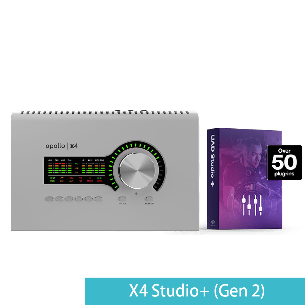 Universal Audio Universal Audio / Apollo X4系列 錄音介面 (Mac/PC可用)(Gen2 Essential+/Gen2 Studio+)<台灣代理公司貨> 第 5 張圖片｜三峽錄音 / 音響
