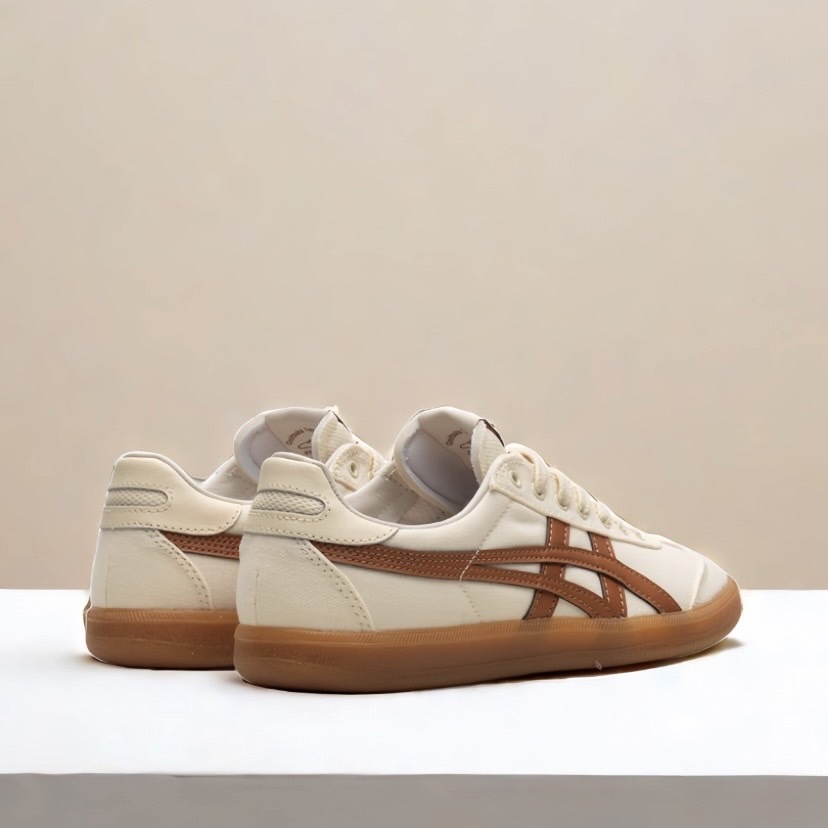 Onitsuka Tiger鬼塚虎Tokuten Tiger 牛皮織物舒適耐磨防滑低幫