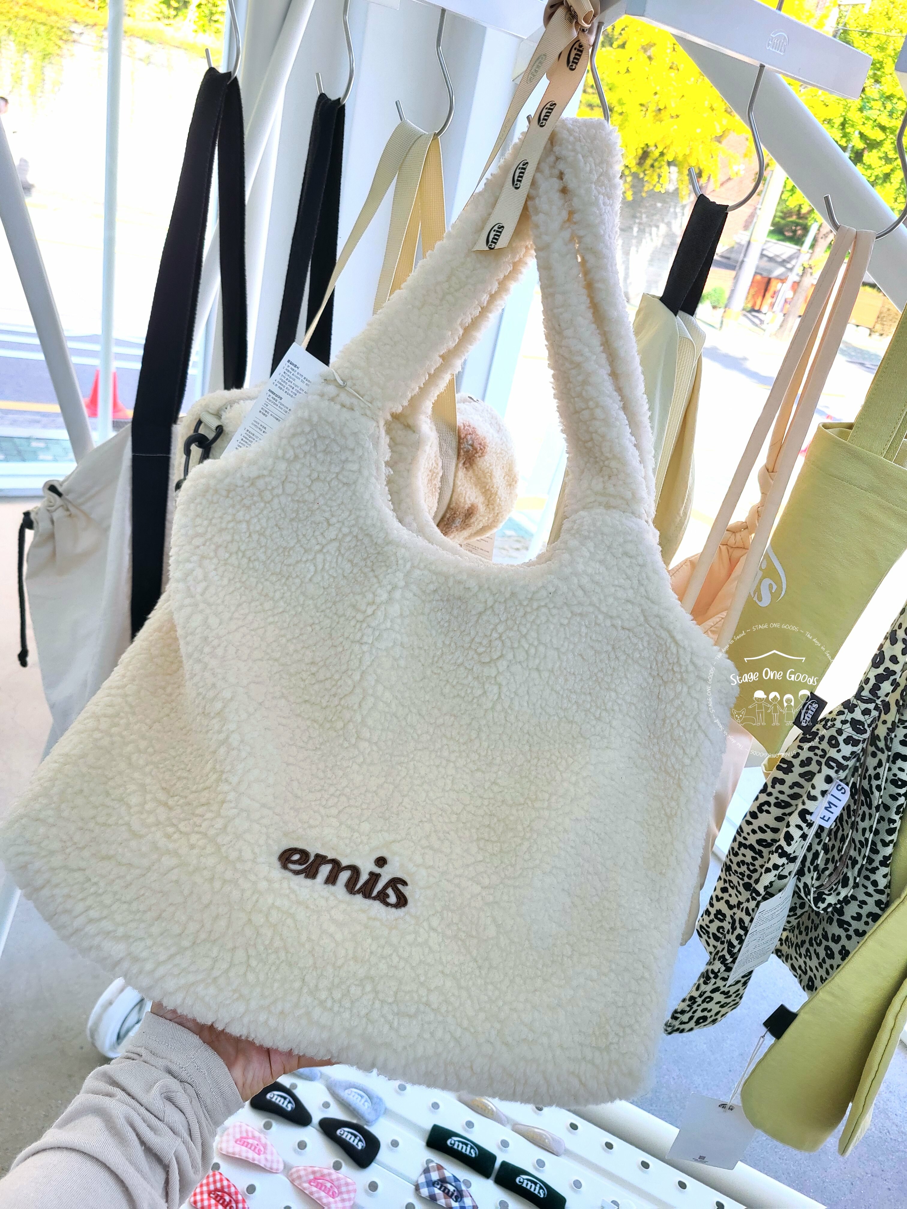 【EMIS】 SHEARLING SHOULDER BAG /追跡付 EMIS SHEARLING SHOULDER BAG
