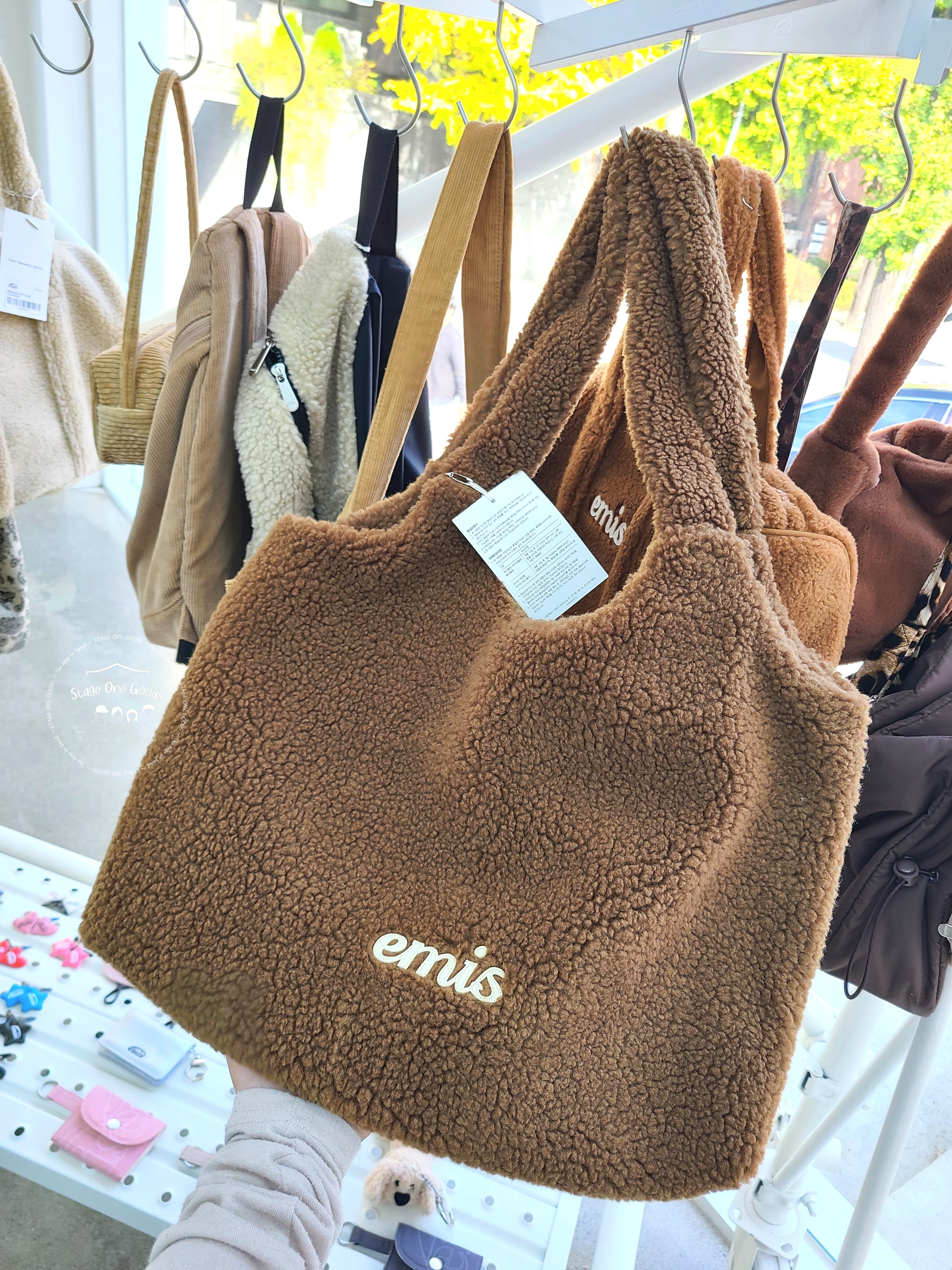 ★emis★SHEARLING SHOULDER BAG★ EMIS SHEARLING SHOULDER BAG