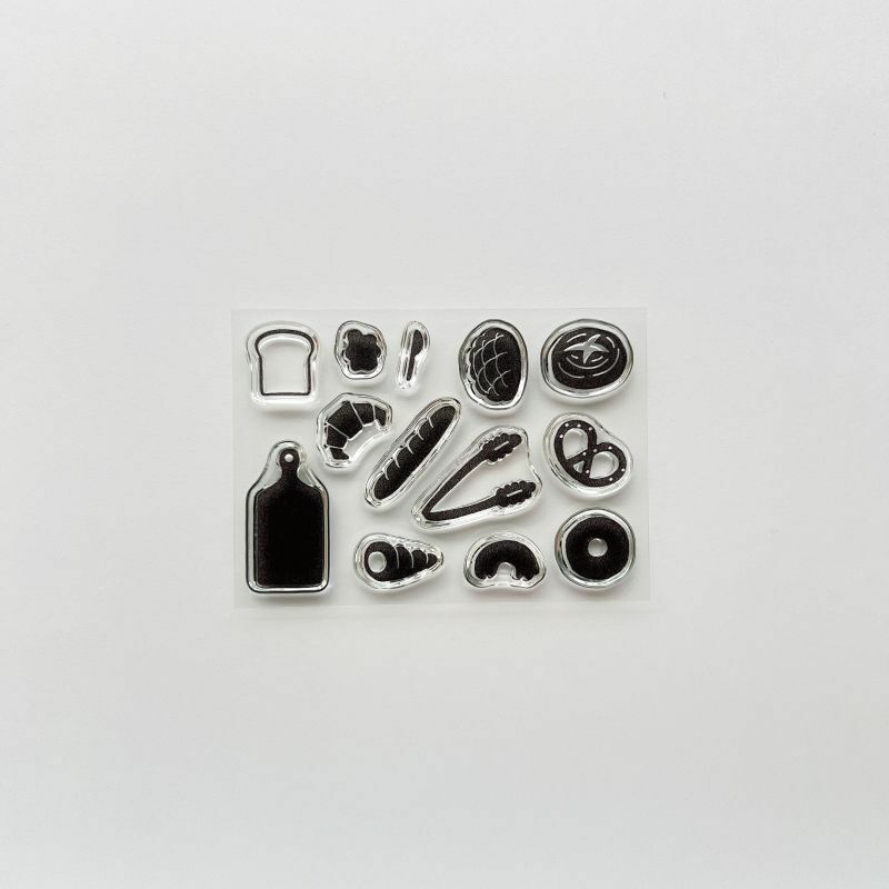 水縞 自在水晶印章 Pocket｜麵包01｜JAPAN