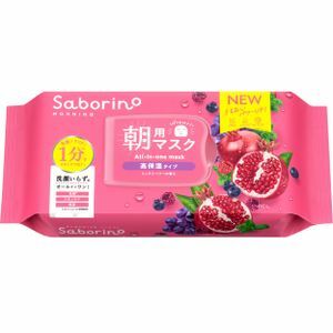 Saborino 60秒高保濕免洗紅石榴早安面 膜(30枚入)