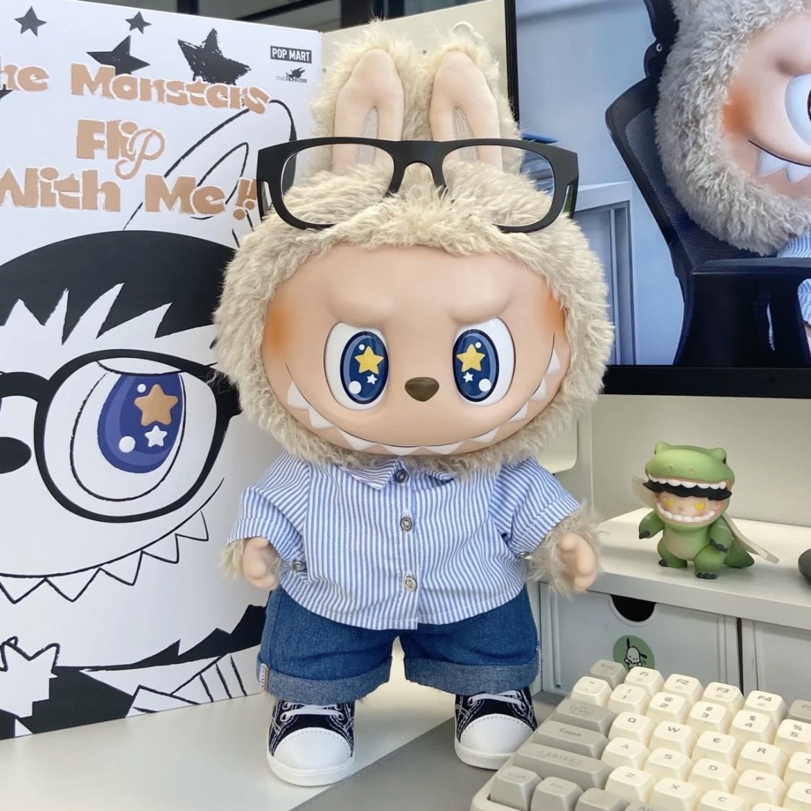 Labubu 拉布布 夏日浪 大娃 泡泡瑪特 正品 POPMART