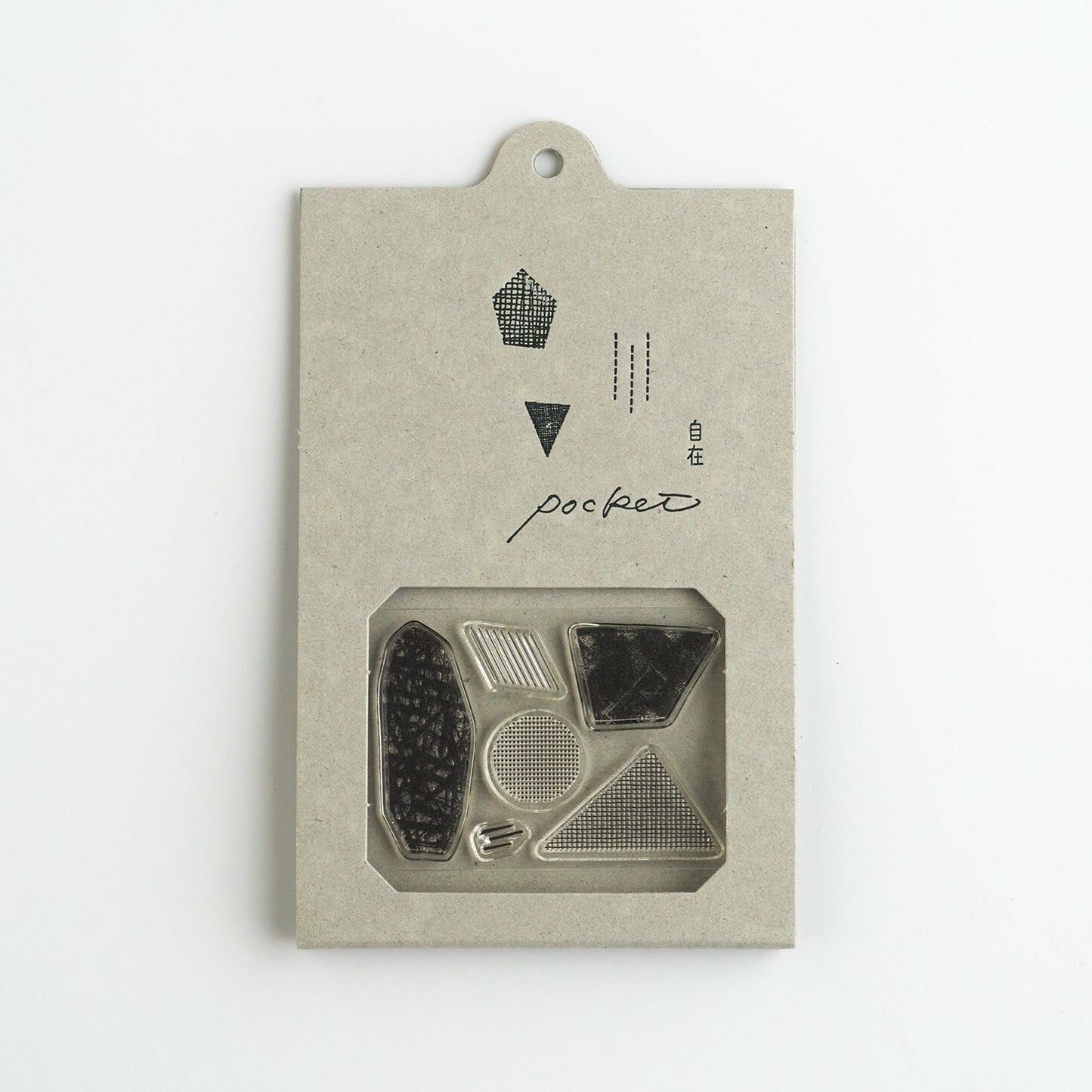 水縞 自在水晶印章 Pocket｜紋理02｜JAPAN