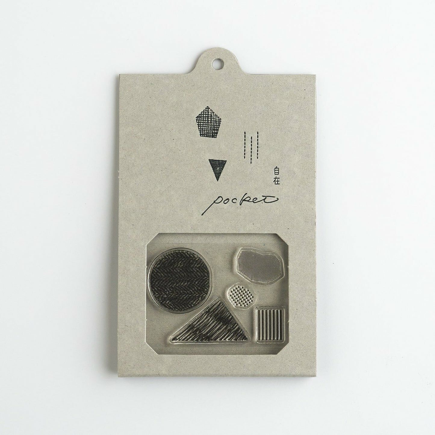 水縞 自在水晶印章 Pocket｜紋理01｜JAPAN