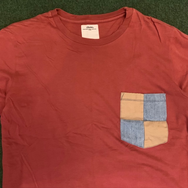 VISVIM MAKESHIFT POCKET TEE S/S (( USED S )) 新品同樣 - RED SIZE 2 IN STOCK NOW (現貨發售中)
