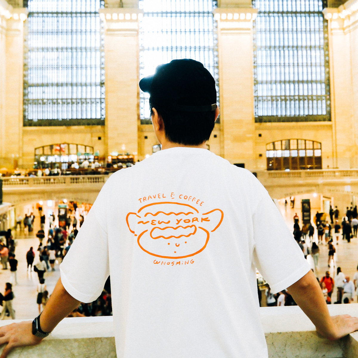 NYC．HotDog｜T-Shirt 白
