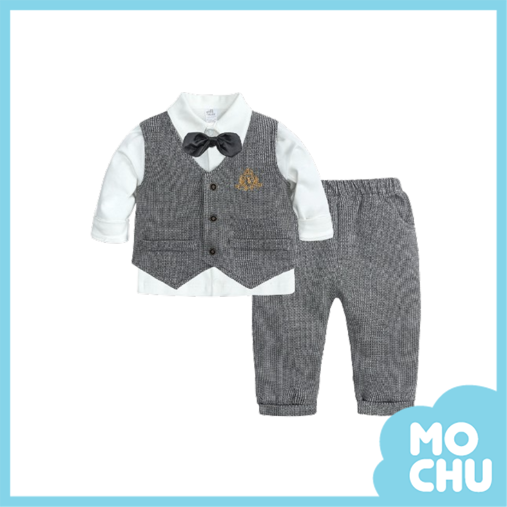 金色圖紋背心三件組套裝