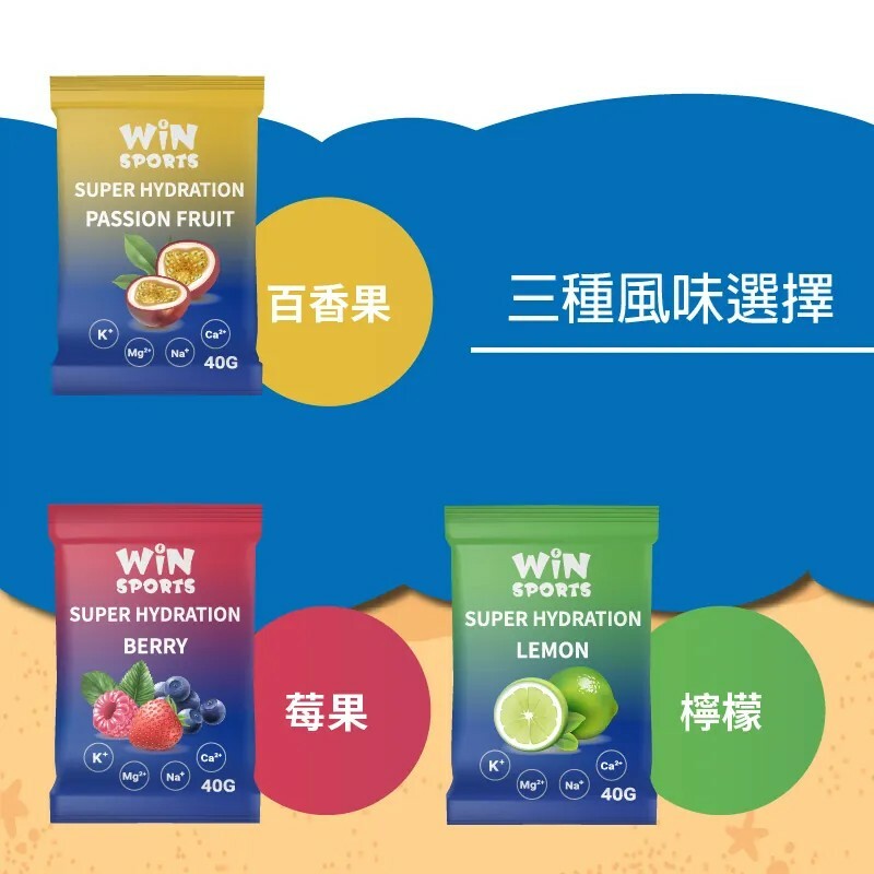 威特WiNSPORTS 電解質能量粉末40g - 18入/盒