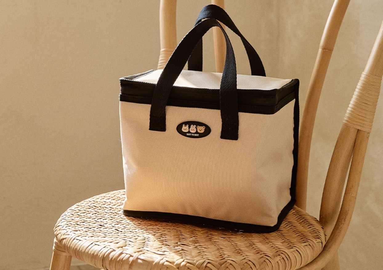 DOT家族福音立體萌趣人物系列-防漏水密封拉鍊多用途保冷手提包 (S/L)