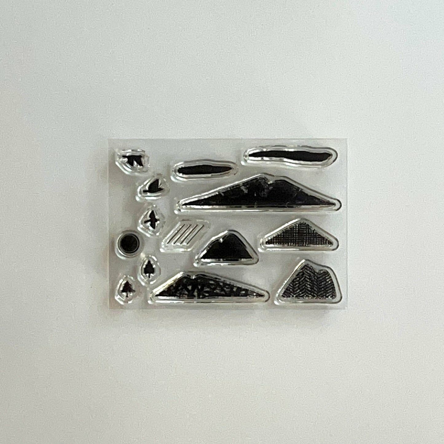 水縞 自在水晶印章 Pocket｜山與鳥｜JAPAN