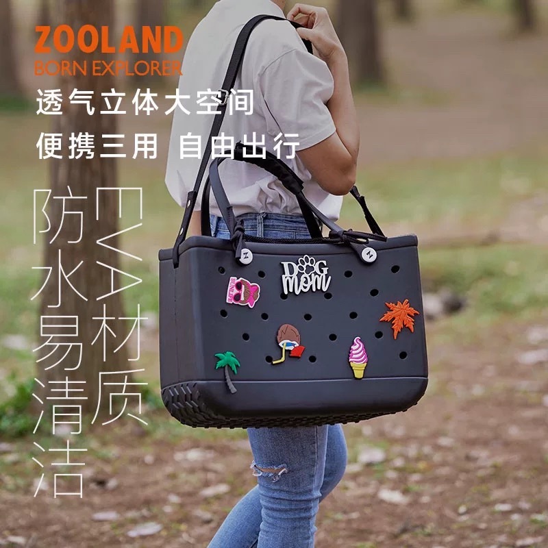 ZOOLAND 宠物超大容量洞洞外出防水包包