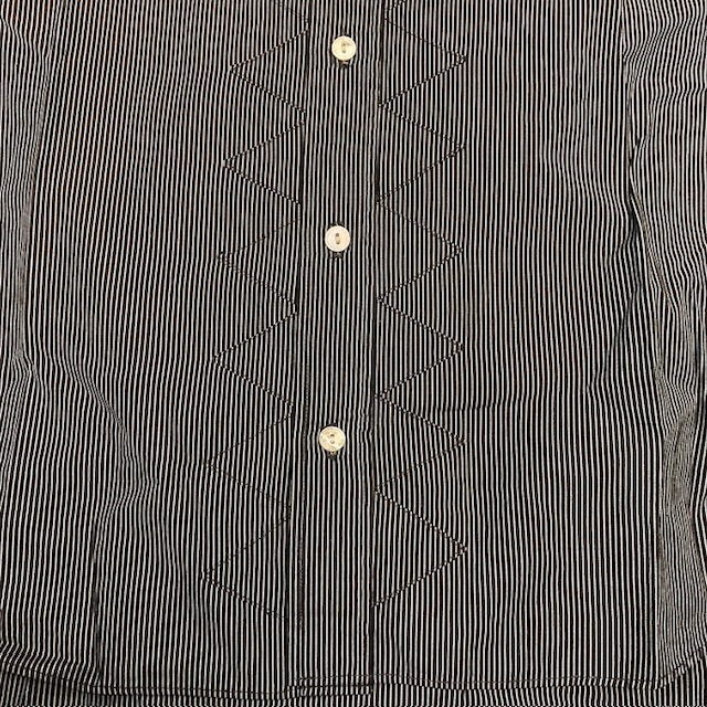 VISVIM NEZ PEACE SHIRT L/S (( USED S )) 新品同樣 - BLACK STRIPE SIZE S IN STOCK NOW (現貨發售中)
