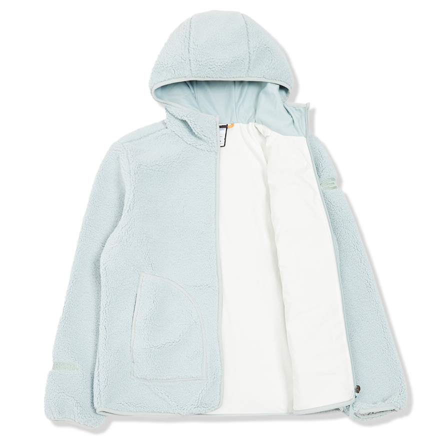 【EIDER】女Gore Infinium fleece刷毛保暖外套 / 24EDWW22107-[綠、紫]