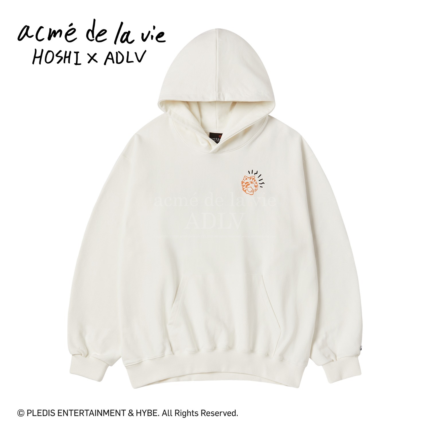 HOSHI X ADLV TIGER SKETCH HOODIE（2色入）