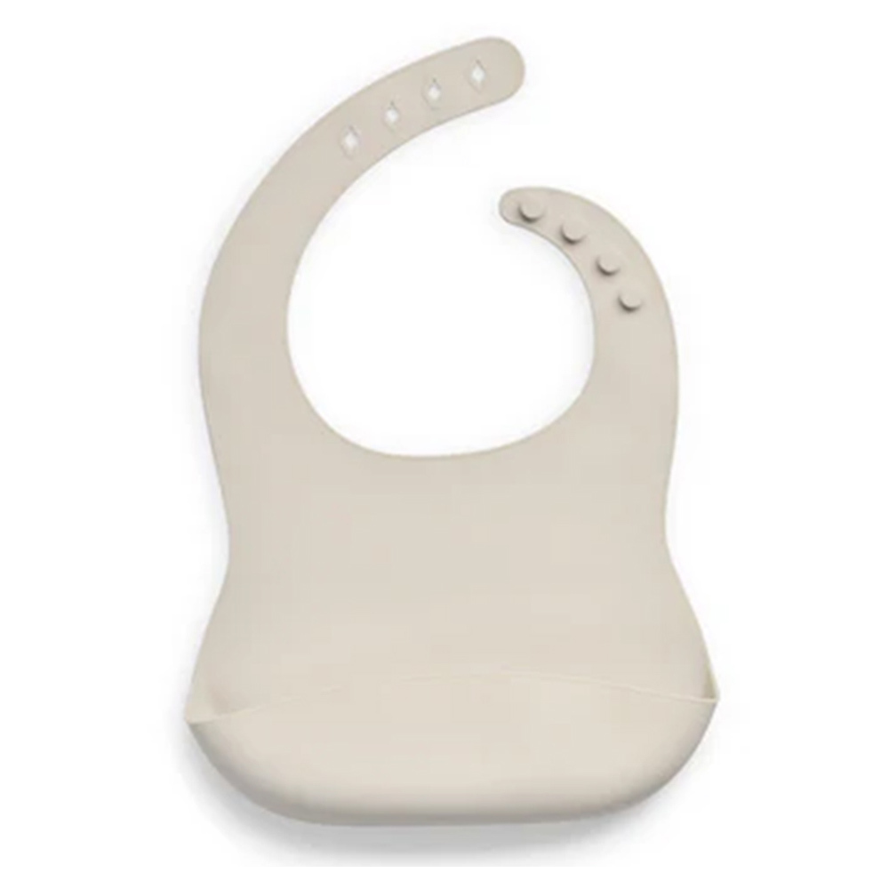 荷蘭Jollein 矽膠圍兜-Nougat