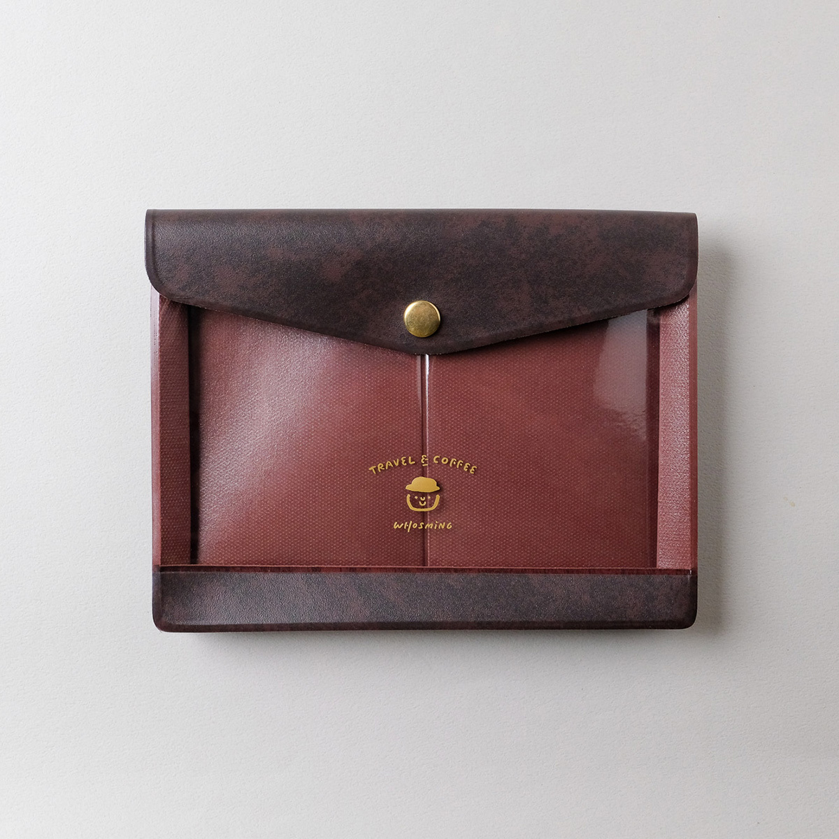 多用途收納袋 A6 / 焦糖咖