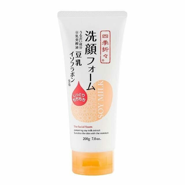 日本 熊野油脂 KUMANO 四季應時豆乳洗 面乳200G