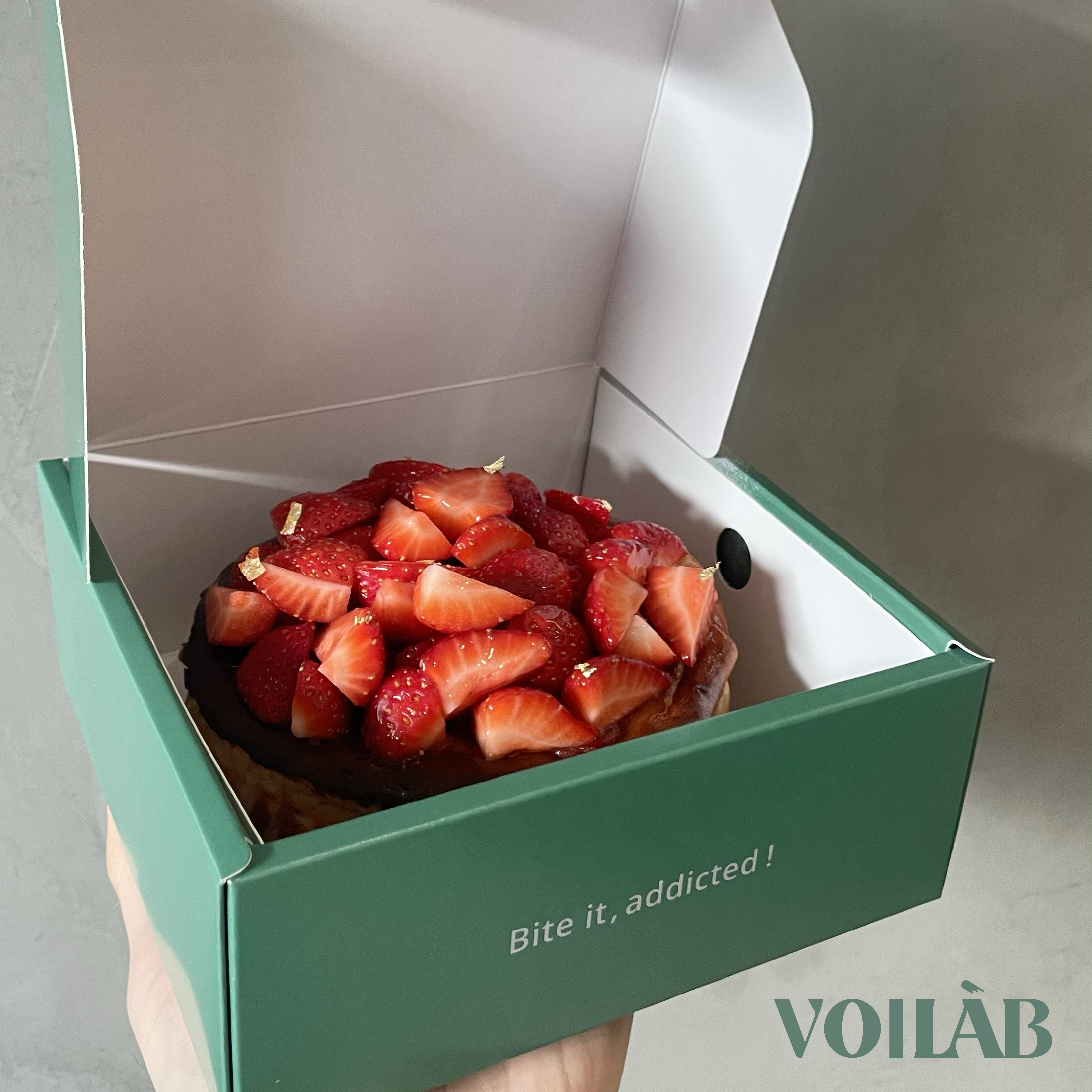 🍓草莓巴斯克蛋糕