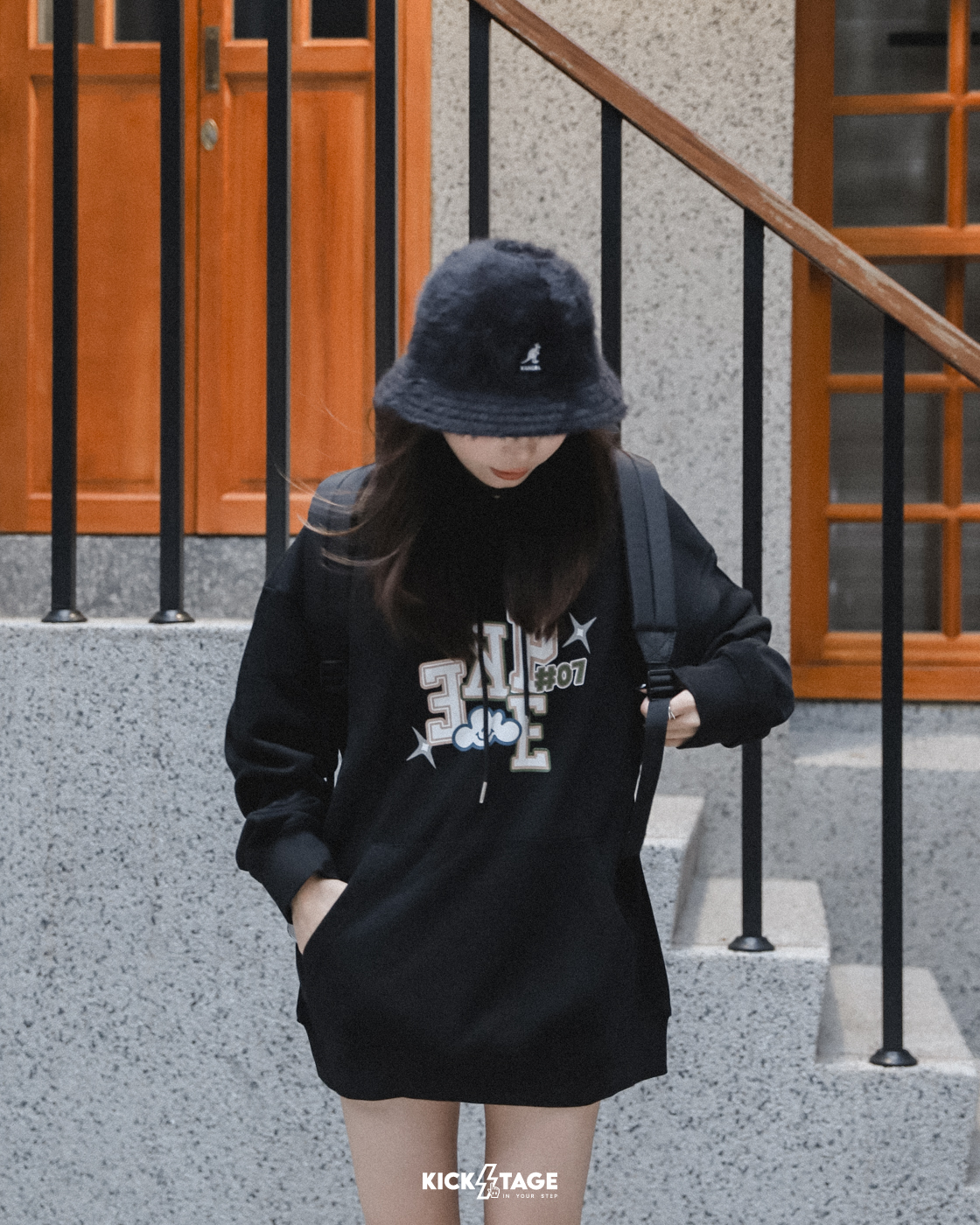 PALLADIUM BACKPACK 黑 尼龍 雙肩 可調整 膠印LOGO 簡約 後背包【BG411-032】