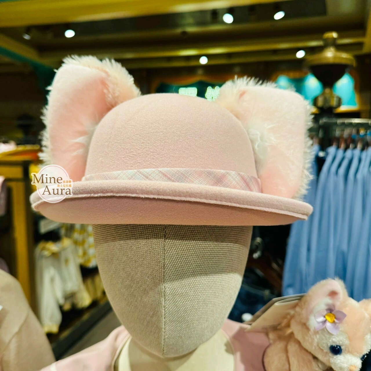 學院風系列 玲娜貝兒 Lina bell 立體耳朵 造型 小圓帽 帽子 -上海迪士尼樂園