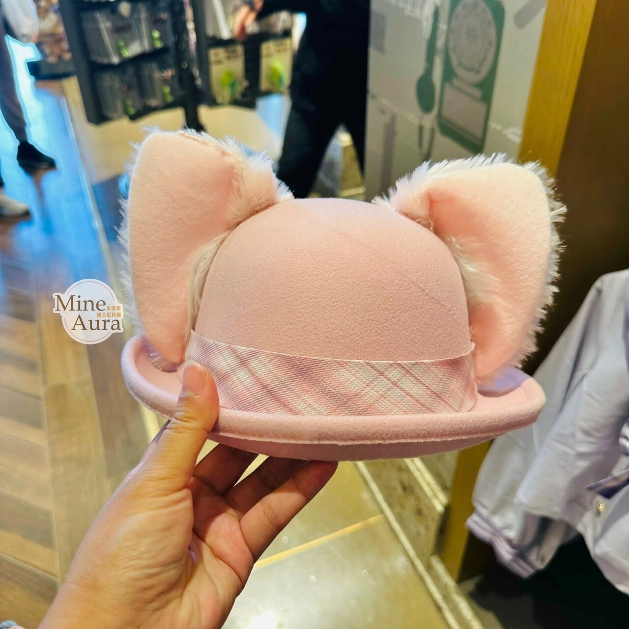 學院風系列 玲娜貝兒 Lina bell 立體耳朵 造型 小圓帽 帽子 -上海迪士尼樂園