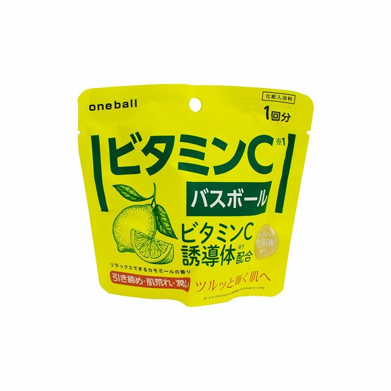 日本東亞製藥浴鹽球（檸檬）黃色70G