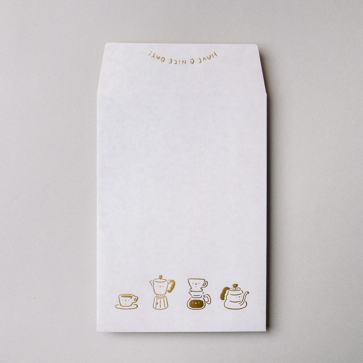 WHOSMiNG × 手紙社｜燙金日式信封「coffee moments」