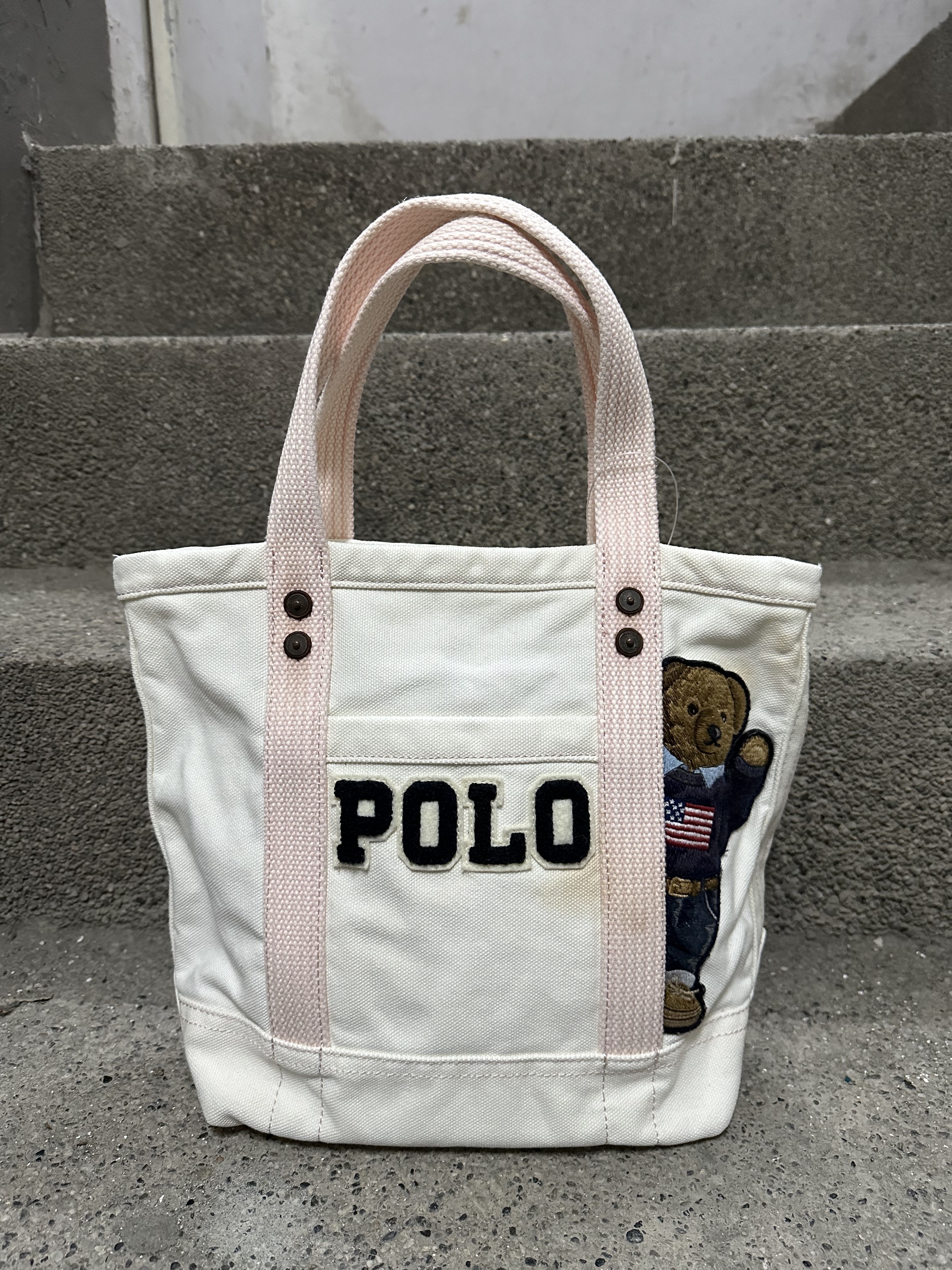 Polo Ralph Lauren Polo Bear Zip Tote Bag