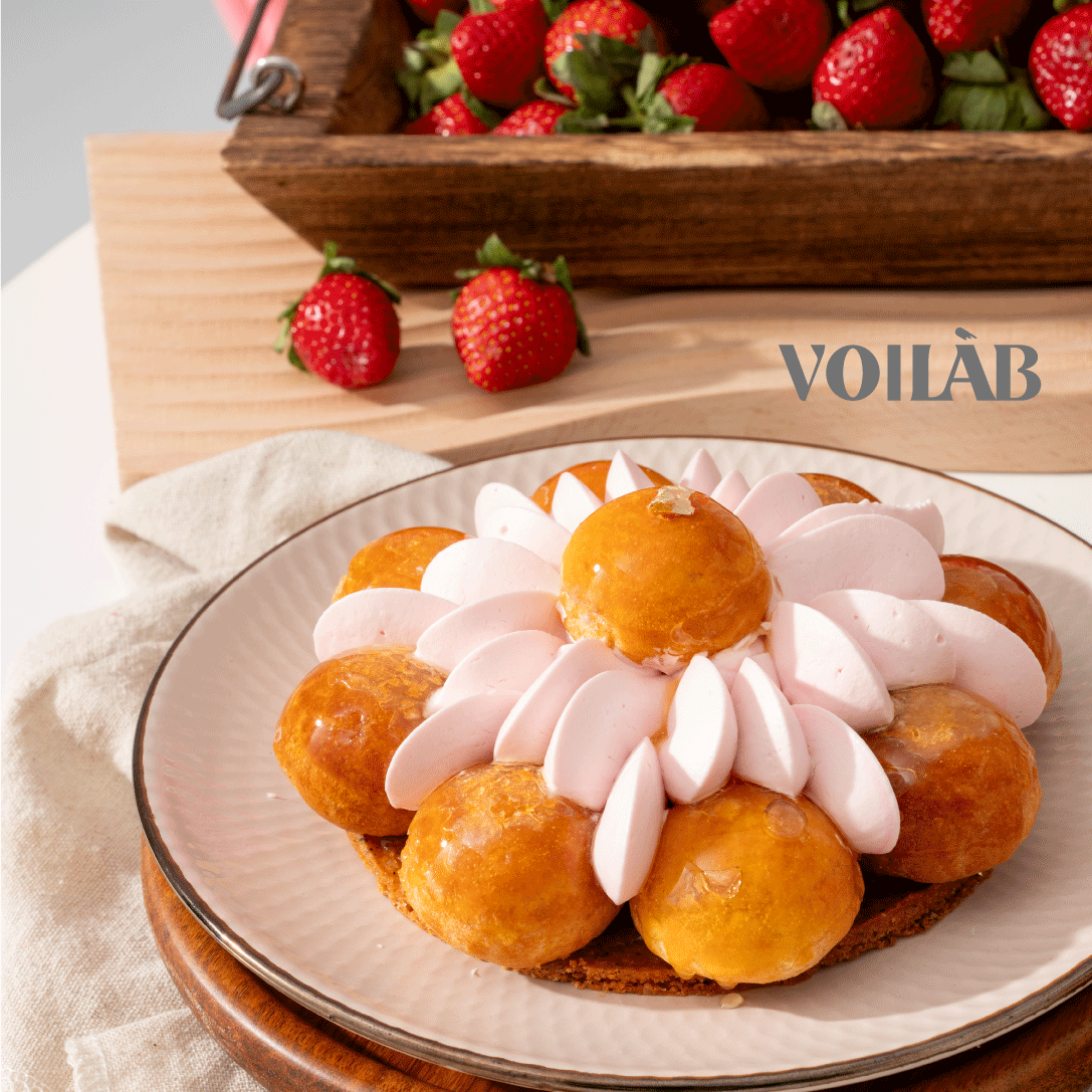 🍓草莓聖多諾黑泡芙