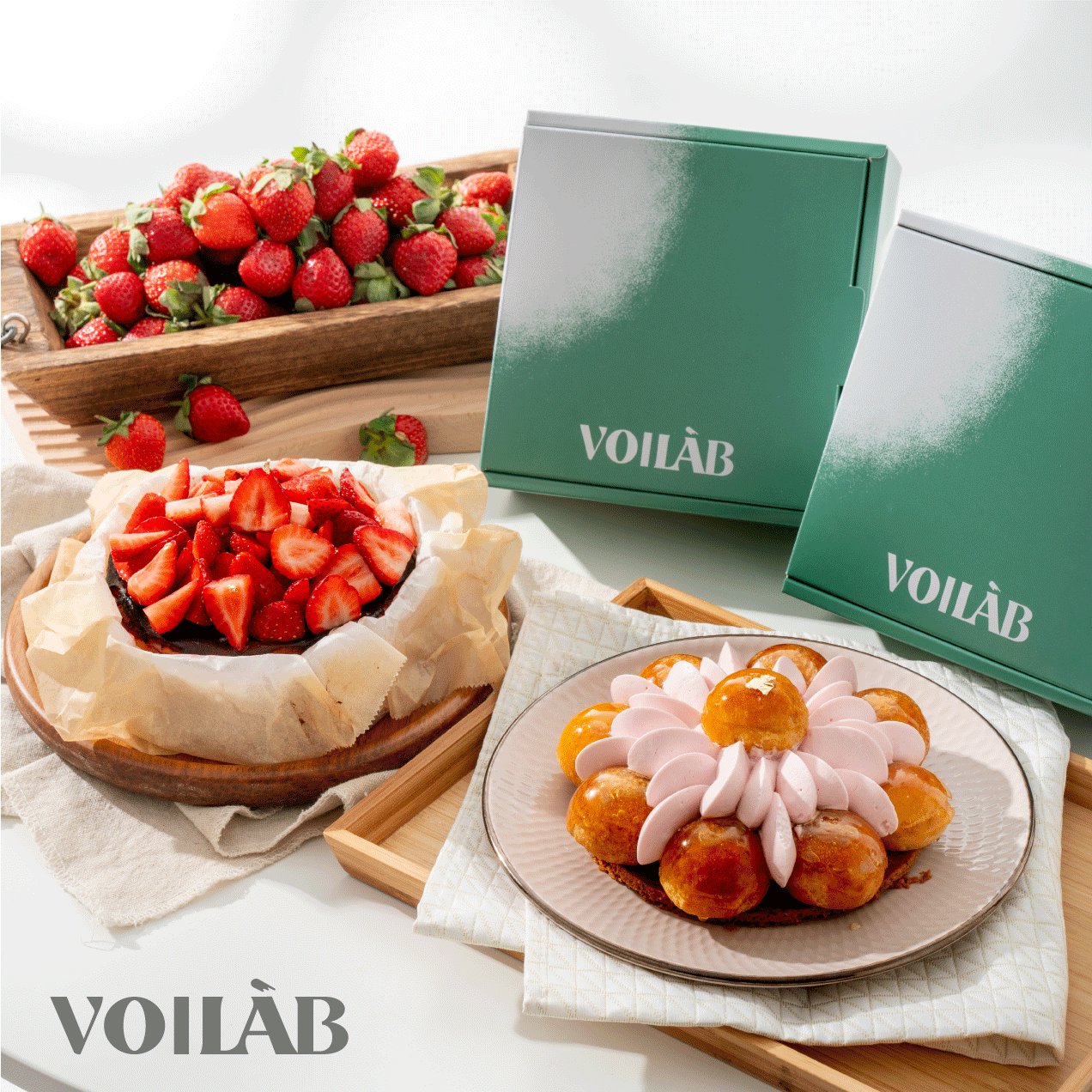 🍓草莓聖多諾黑泡芙