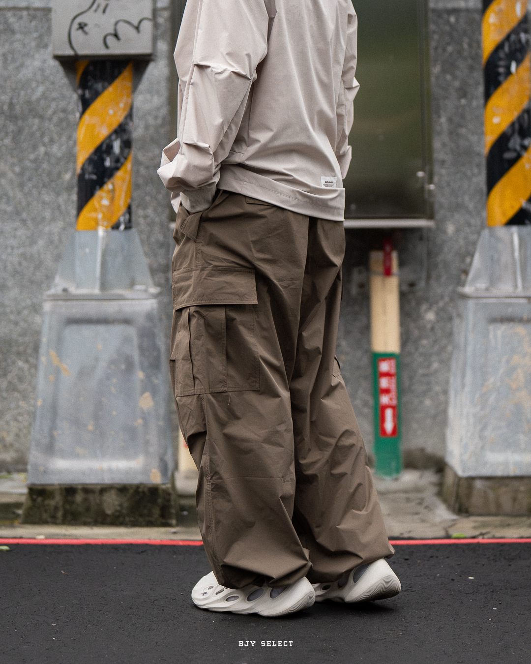 #現貨 Tailor collection 可調節縮口綁帶長褲 落地褲 1820 兩色