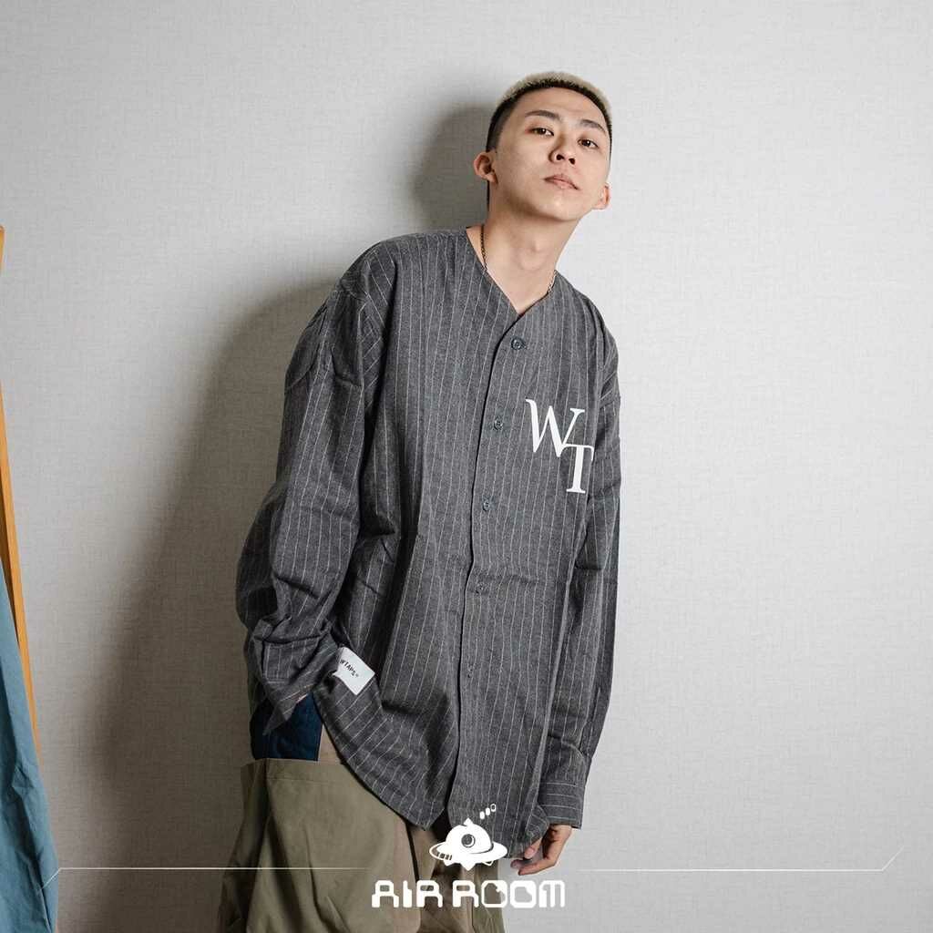 2022SS WTAPS LEAGUE LS COTTON FLANNEL STRIP 棒球衫 現貨