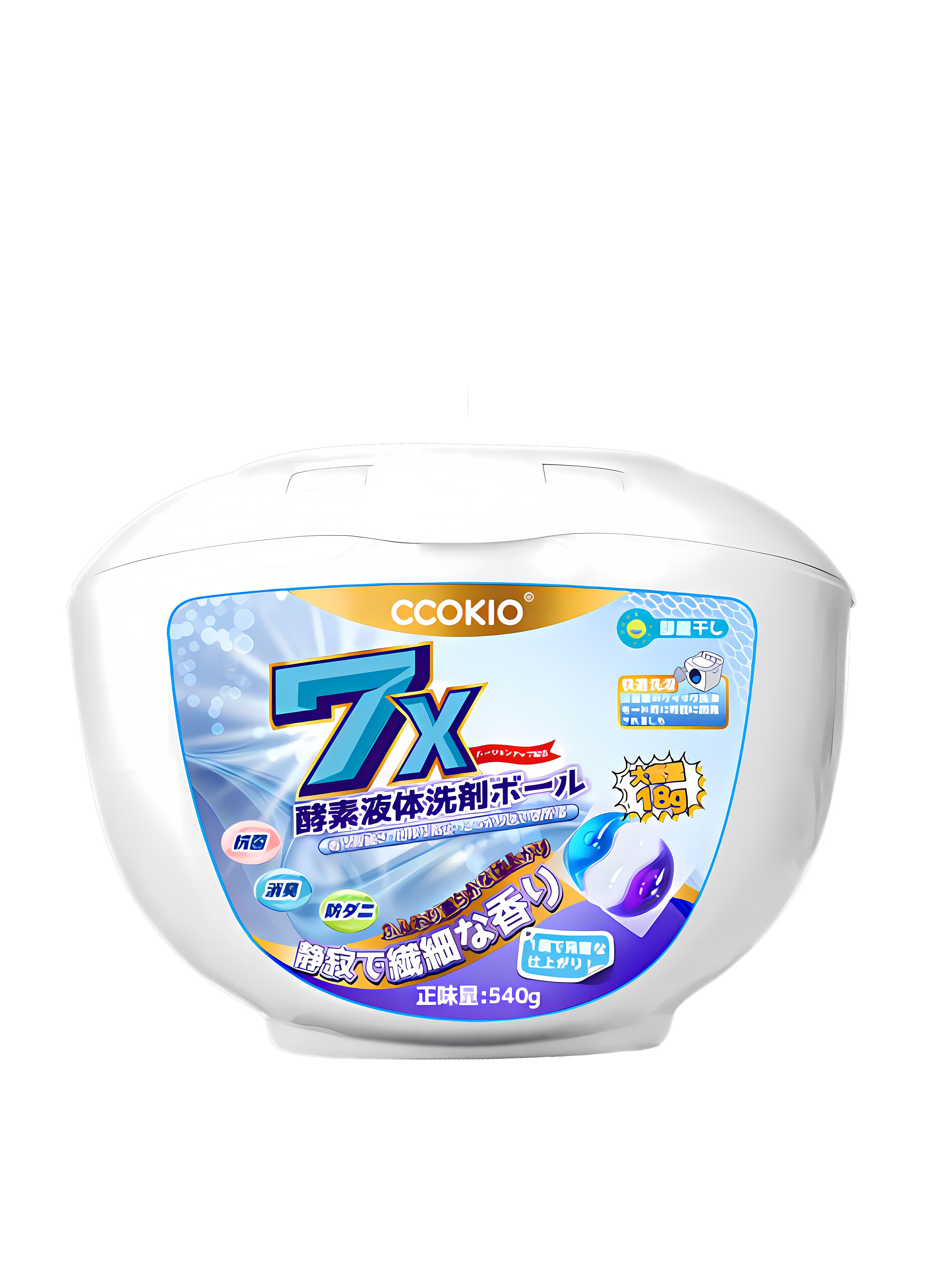 CCOKI0 7X酵素洗衣凝珠（恬靜幽香）30 顆