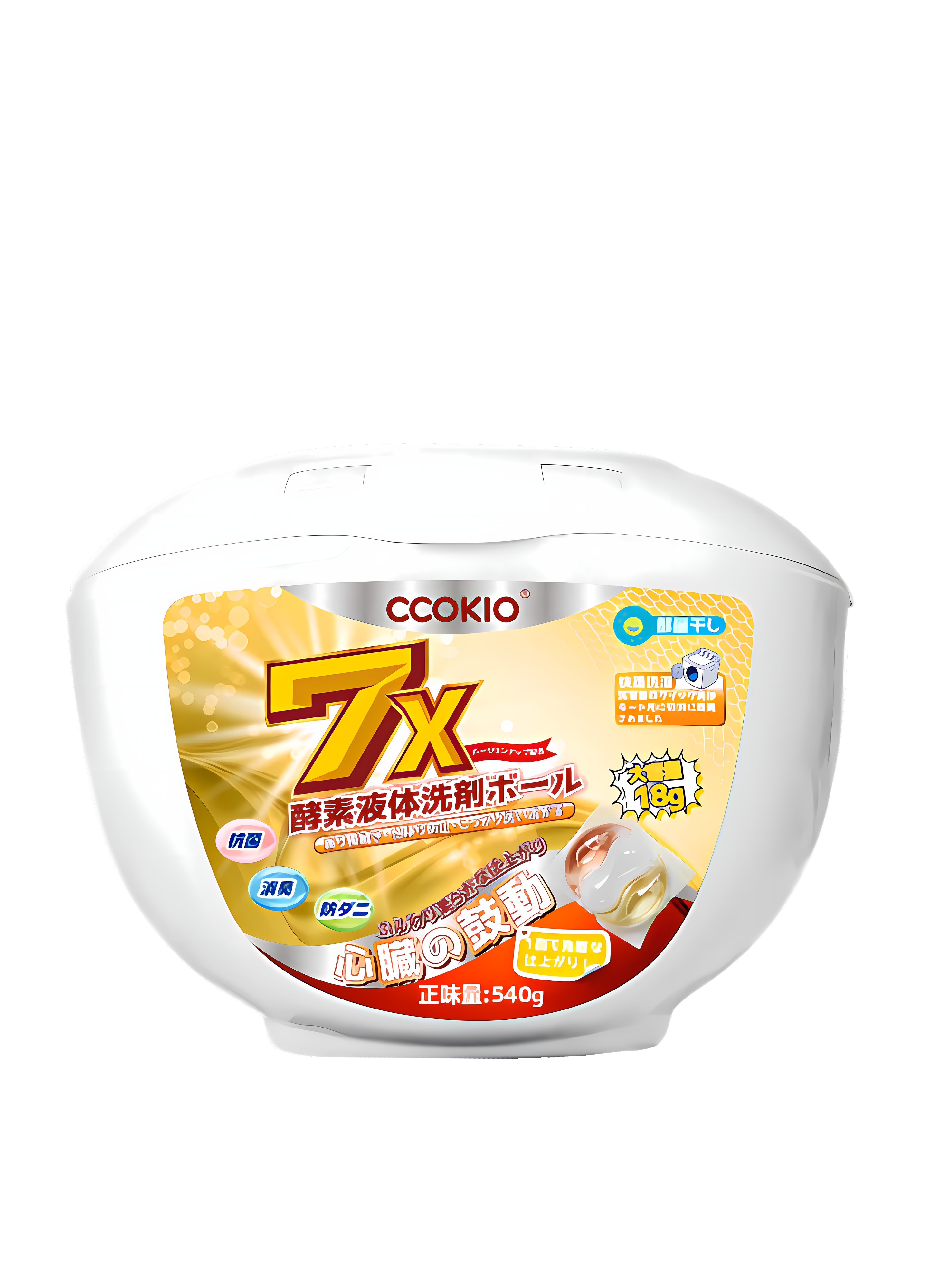 CCOKI0 7X酵素洗衣凝珠（怦然心動）30 顆