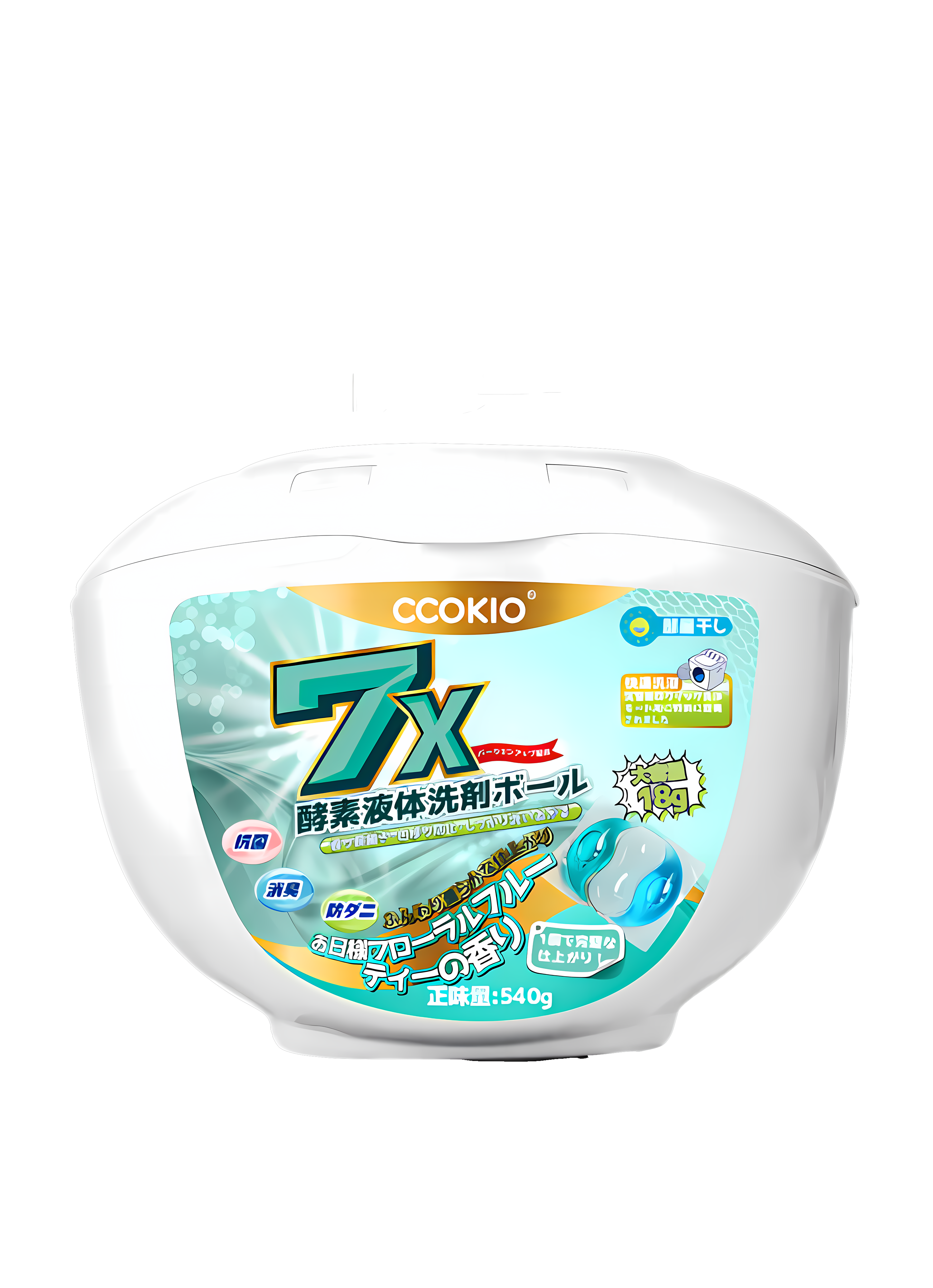 CCOKI0 7X酵素洗衣凝珠（阳光花果香）30 顆