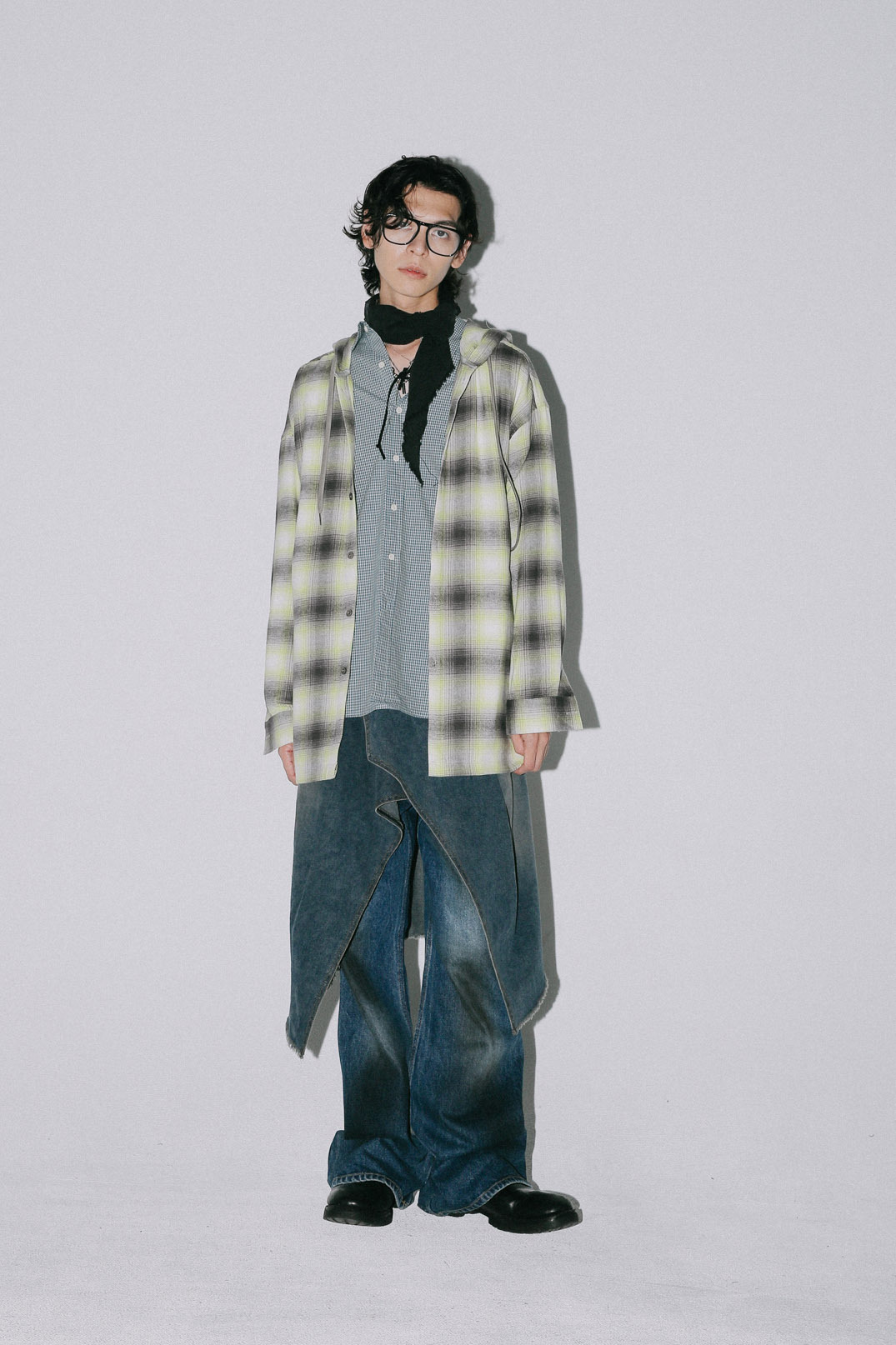 Carl Box Hood Check Shirt #襯衫