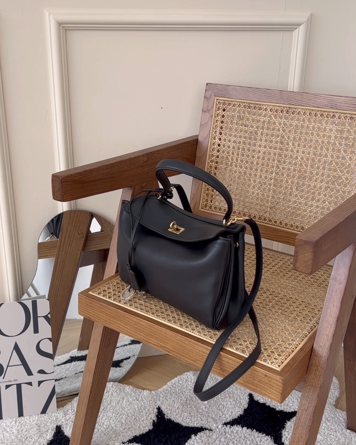 BALENCIAGA｜RODEO 小號手提包 黑色