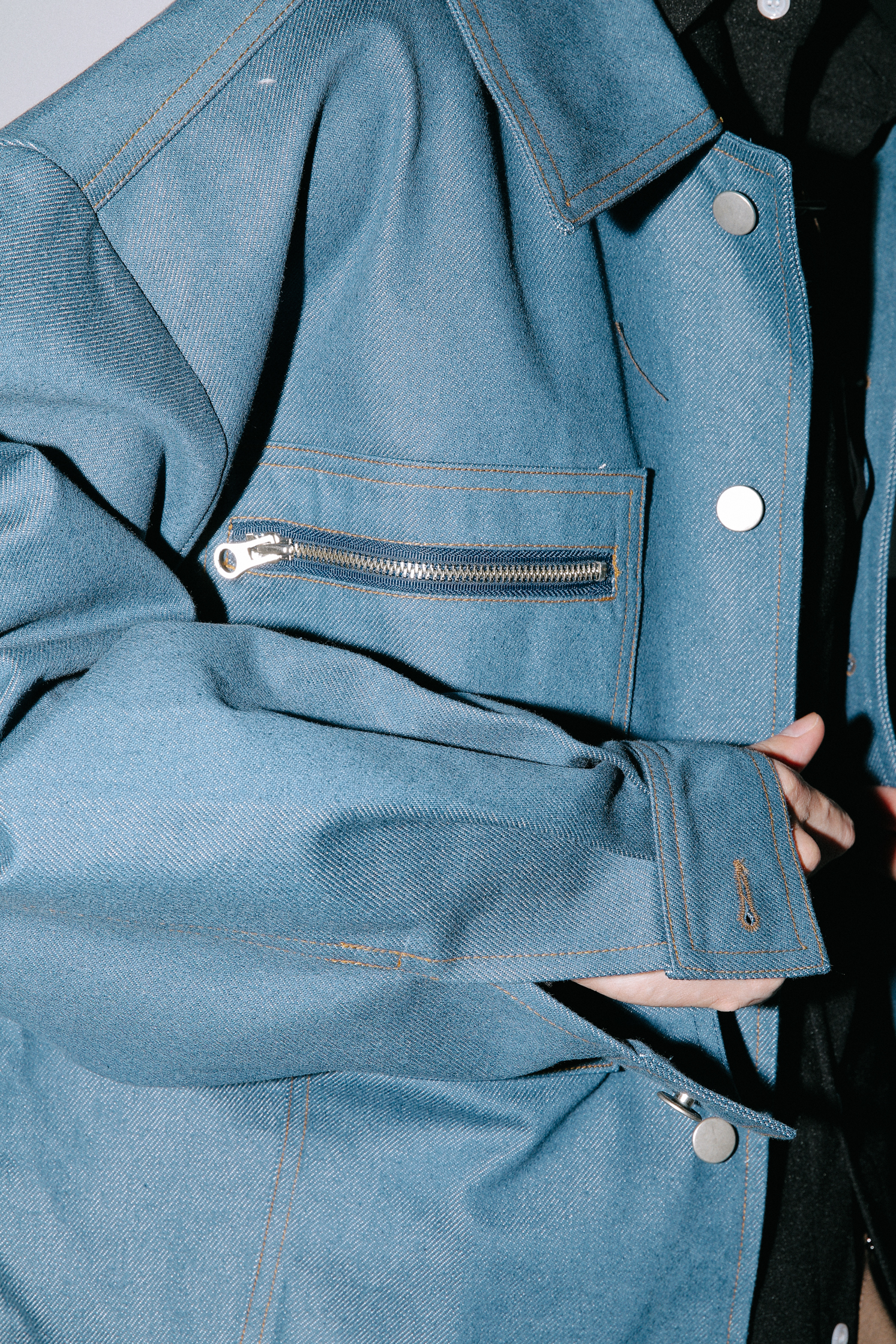 Crop Denim Jacket #外套