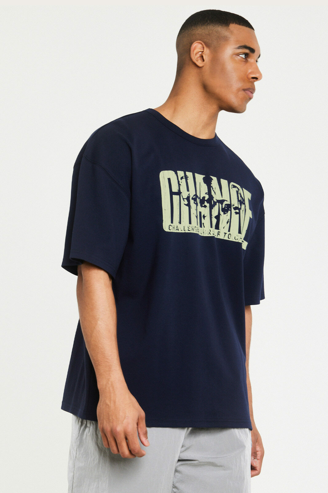 HDEX Change Overfit Short Sleeve - NAVY