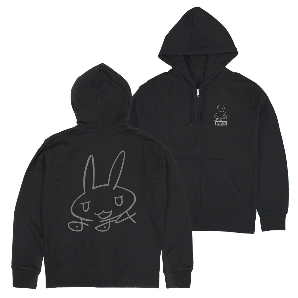 Cospa 1118 ナナチのサイン ジップパーカー [メイドインアビス 烈日の黄金郷] BLACK