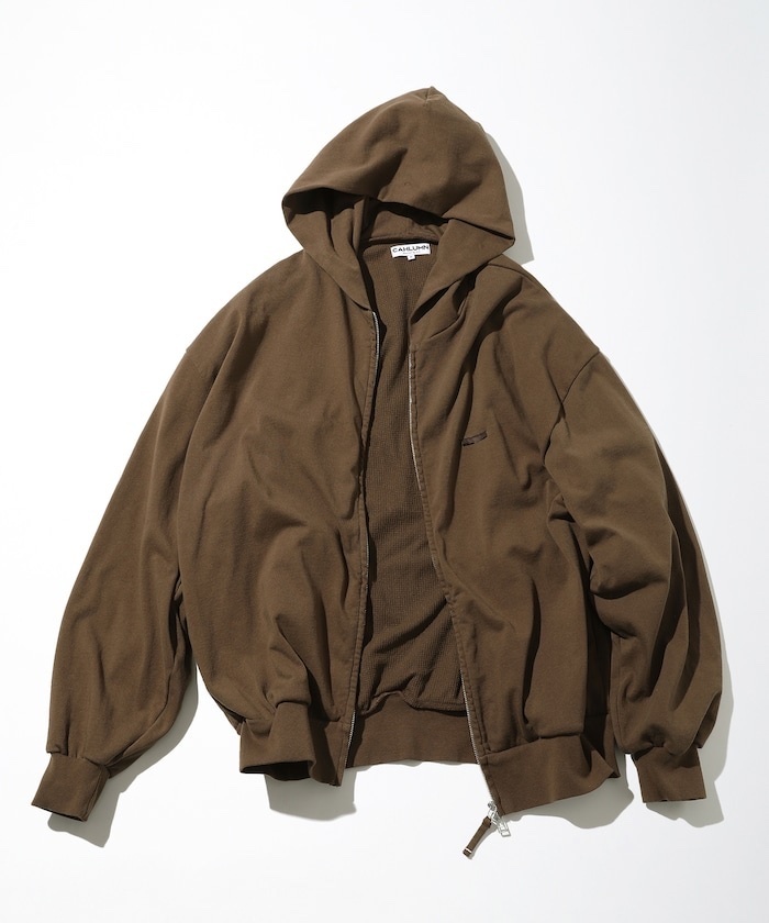CAHLUMN / Heavy Weight Jersey Thermal Lined Zip Hoodie