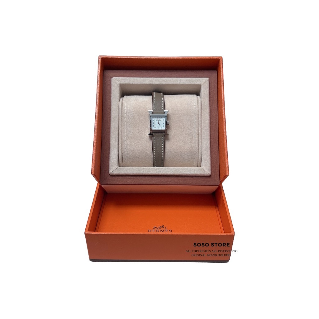 Hermes heure h watch swift - Etoupe / Shw