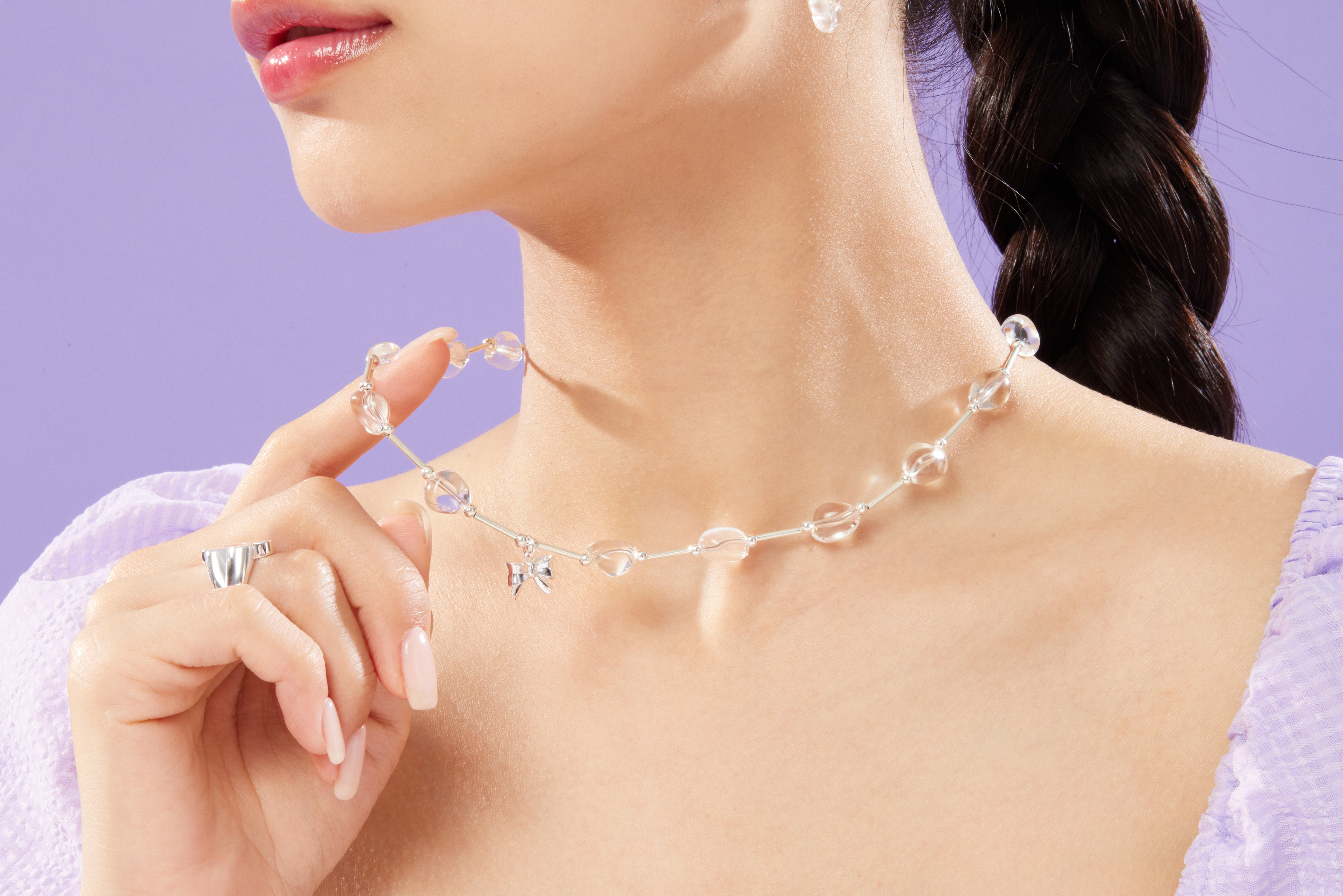 N756 | 純銀蝴蝶結項鍊