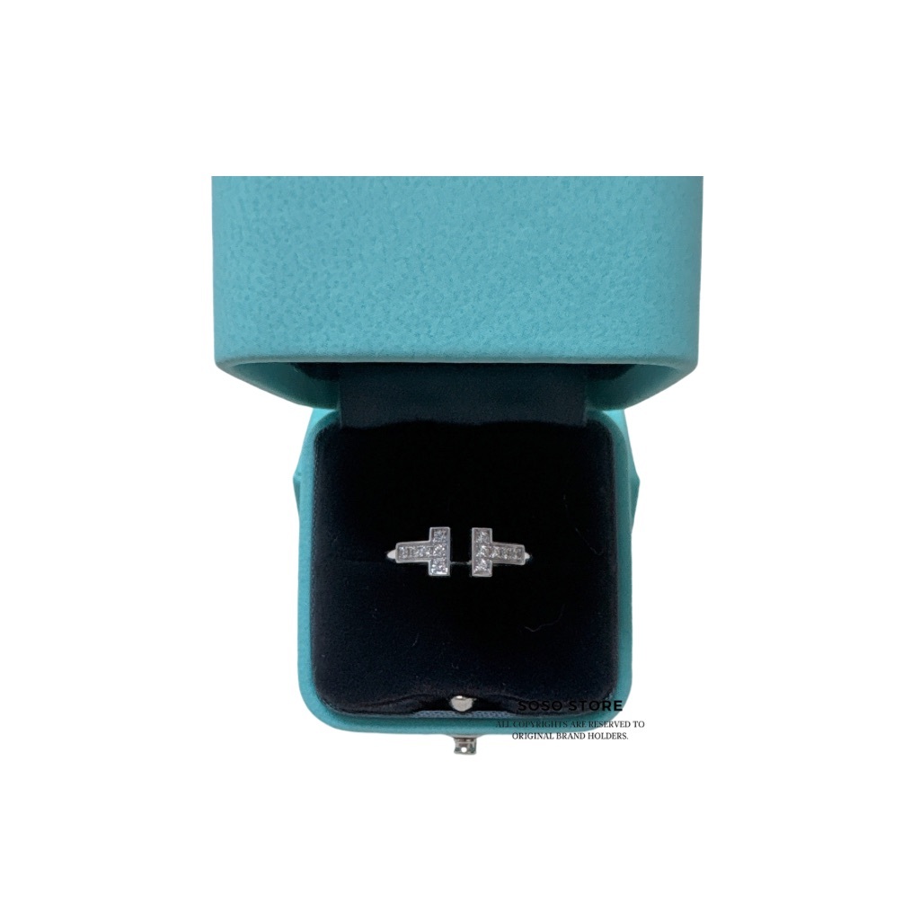 Tiffany & Co Diamond Wire Ring - Silver