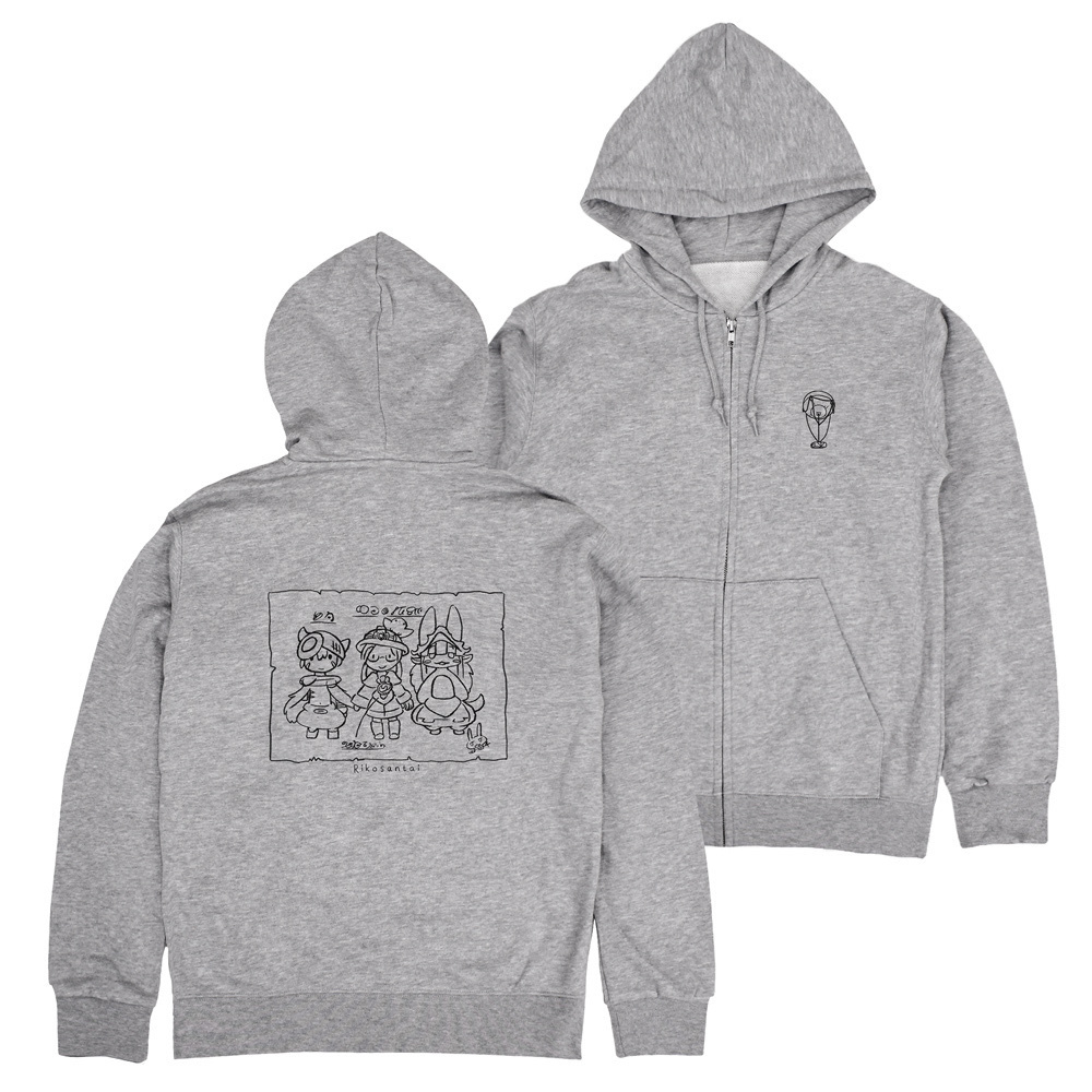 Cospa 1118 リコさん隊 ジップパーカー [メイドインアビス 烈日の黄金郷] MIX GRAY