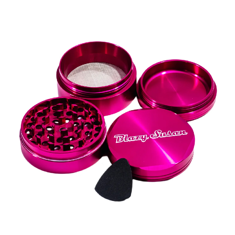 [V2]4-PIECE ALUMINUM GRINDER BY BLAZY SUSAN